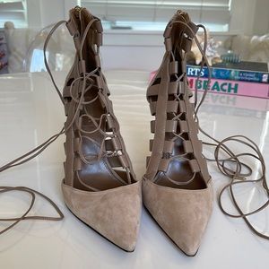 Aquazzura Amazon Suede pump Size 38